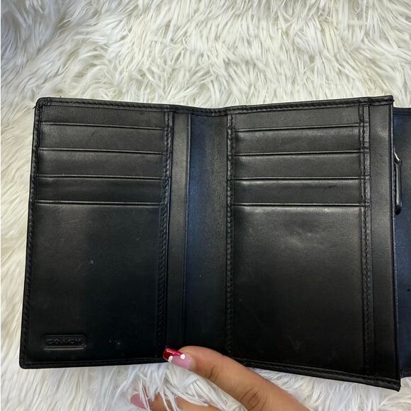 Coach Black Canvas Wallet - Picture 5 of 11